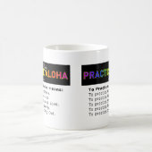 Mug Hawaii Pour Pratiquer Aloha Shaka (Hang lâche) Caf (Centre)
