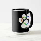 Mug Hawaii Practice Aloha - Kitty Love Rainbow (Devant droit)