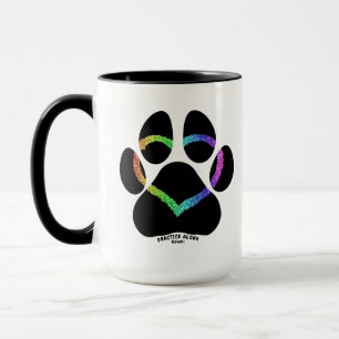 Mug Hawaii Practice Aloha - Puppy Love Rainbow