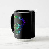 Mug Hawaii Practice Aloha Rainbow Shaka (Hang lâche) (Devant gauche)