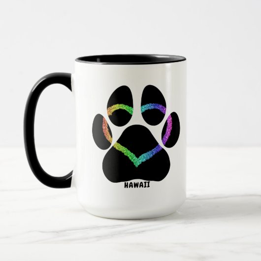 Mug Hawaii Puppy Love Rainbow (Gauche)