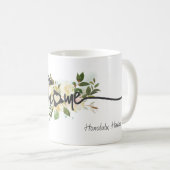 Mug Hawaii State Personnalisé Votre Maison Ville Rusti (Devant droit)