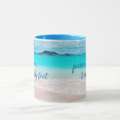 Mug Hawaii Tropical Beach Peace Love Sandy Pieds Scrip (Centre)