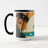 Mug Hawaiian/Aloha/Tropical/plage (Gauche)