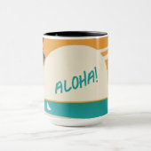 Mug Hawaiian/Aloha/Tropical/plage (Centre)
