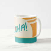 Mug Hawaiian/Aloha/Tropical/plage (Devant droit)