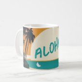 Mug Hawaiian/Aloha/Tropical/plage (Devant gauche)