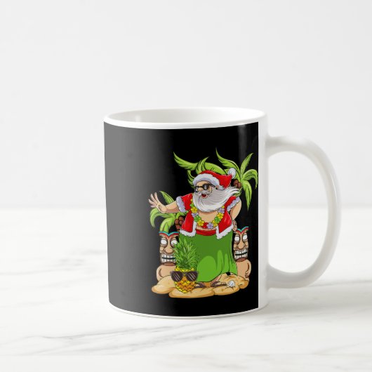 Mug Hawaiian Christmas Mele Kalikimaka Hula Dance Sant (Droite)