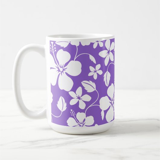 MUG HAWAIIAN HULA (HIBISCUS) LUMIÈRE PURPLE (Gauche)