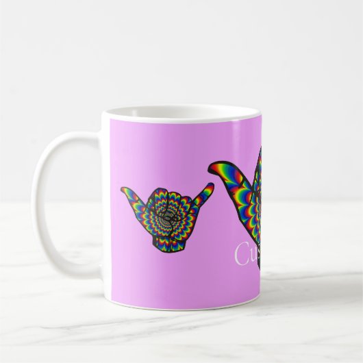 Mug Hawaiian Shaka Psychedelic Thunder_Cove (Gauche)