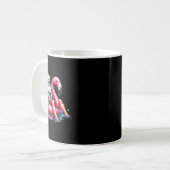 Mug Hawaiian Shirt Santa Flamingo Floatie Christmas In (Devant gauche)