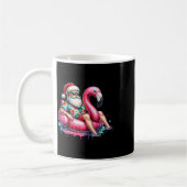 Mug Hawaiian Shirt Santa Flamingo Floatie Christmas In (Gauche)