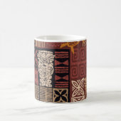 Mug Hawaiian Tribal : Vintage Fabric Patchwork (Centre)