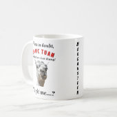 Mug Hawk tuah cracher llama nouveauté parodie (Devant gauche)