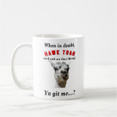 Mug Hawk tuah cracher llama nouveauté parodie (Gauche)