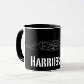 Mug Hawker Harrier GR3 "Jump Jet" (Devant gauche)