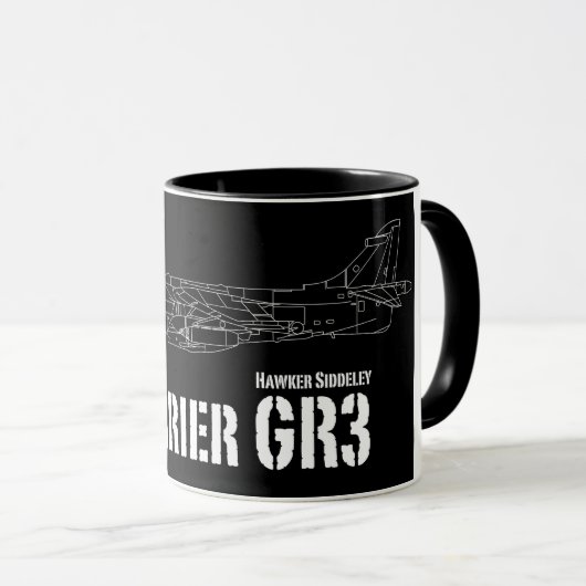 Mug Hawker Harrier GR3 "Jump Jet" (Devant droit)
