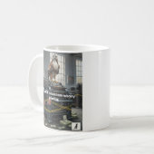 Mug Hawkish Signifie Moins D'Impression D'Argent (Devant gauche)