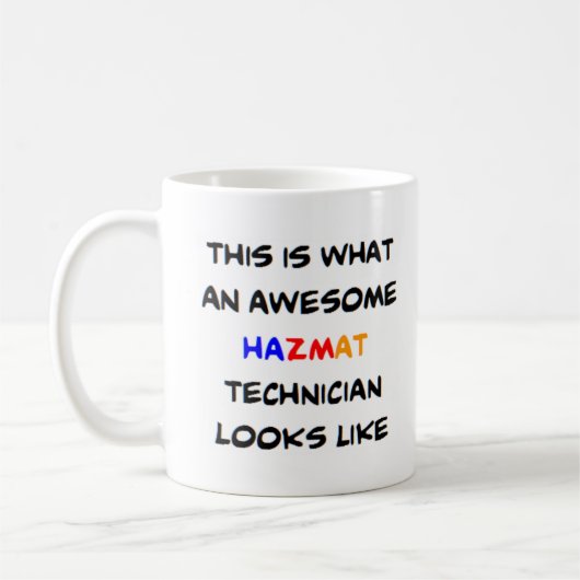 Mug hazmat, technicien (Gauche)
