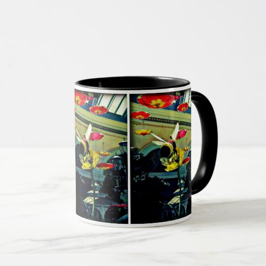 Mug HDR Bee + Fleur (Devant droit)