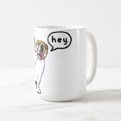 Mug Hé bouledogue (Devant droit)
