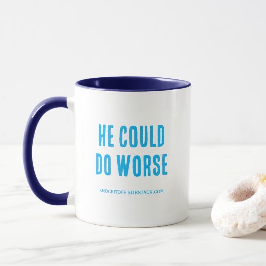Mug He Could Do Worse (Avec donut)