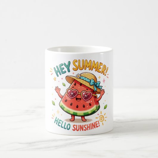 Mug Hé été Bonjour Soleil Pastèque (Centre)