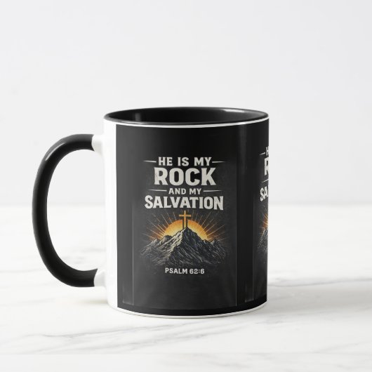 Mug He is my rock (Gauche)