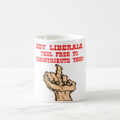 Mug Hé les libéraux redistribuent ce doigt moyen (Centre)
