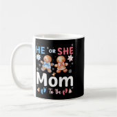 Mug He Or She Mom To Be Christmas Gingerbread Gender R (Gauche)