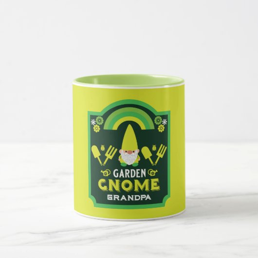Mug Head Garden Gnome Gardener (Centre)
