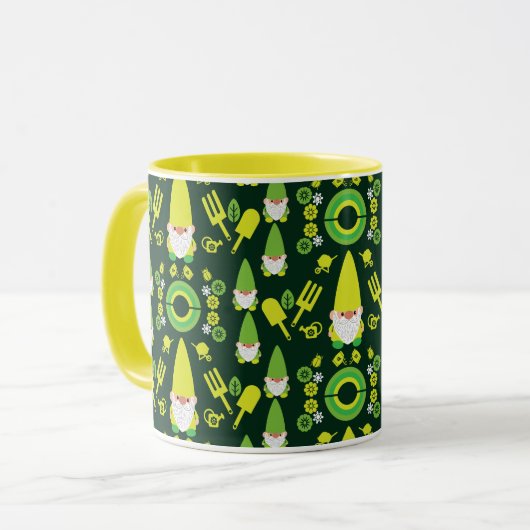 Mug Head Garden Gnome Gardener (Devant gauche)