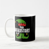Mug Headstart Elf Funny Matching Family Group Chri (Gauche)