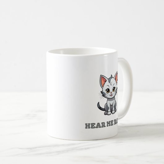 Mug Hear Me Roar t-shirt (Devant droit)
