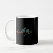 Mug Hearbeat Volant de badminton Racket Retro Player G (Gauche)