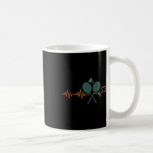 Mug Hearbeat Volant de badminton Racket Retro Player G