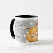 Mug Heart Balloon Fox Valentine des enfants (Devant gauche)