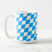 Mug Heart Bayern Drapeau bavarois couleurs Oktoberfest (Gauche)