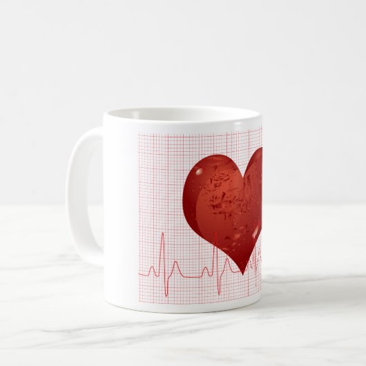 Mug Heart Beat (Devant gauche)