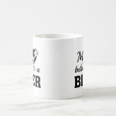 Mug Heart Belongs Biker (Centre)