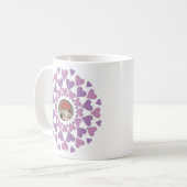 Mug Heart Border Customizable (Devant gauche)