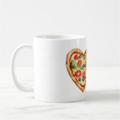 Mug Heart Cheese Vegetable Pizza (Gauche)
