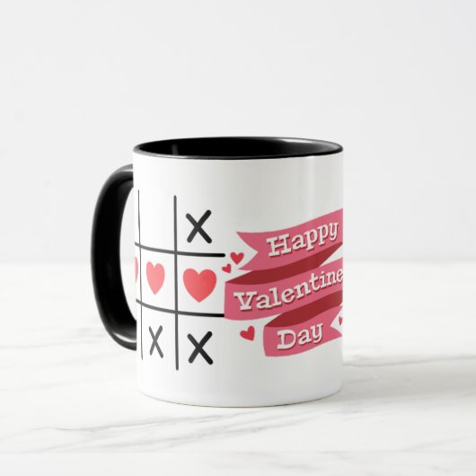 Mug Heart, coffee mug, Valentine's gift (Devant gauche)