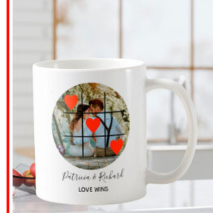 Mug Heart Cute Love gagne Photo Valentine