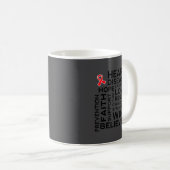 Mug Heart Disease Month Suprt Walk Tee  (Devant droit)