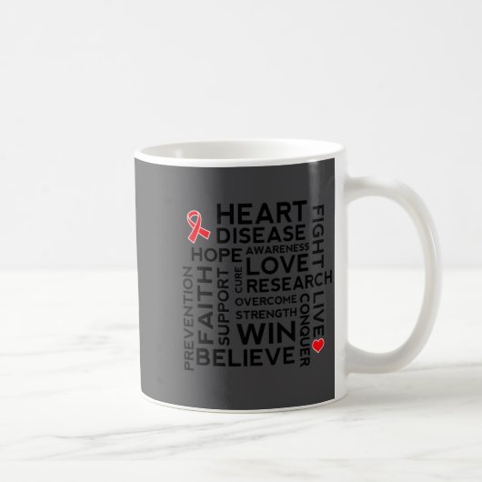 Mug Heart Disease Month Suprt Walk Tee  (Droite)