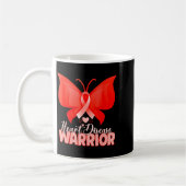 Mug Heart Disease Warrior Butterfly Red Heart Disease  (Gauche)