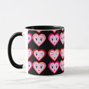Mug Heart Emoji Emoticons Mode