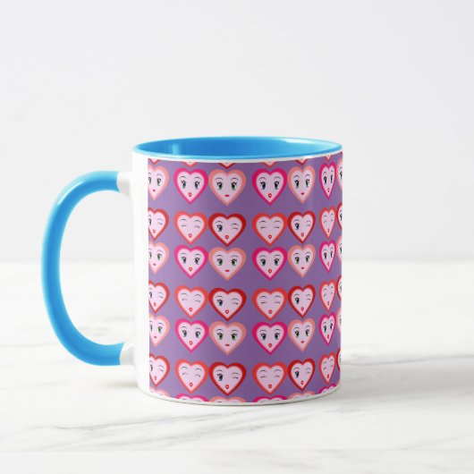 Mug Heart Emoji Emoticons Mode (Gauche)