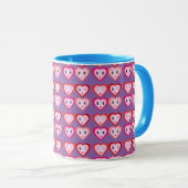 Mug Heart Emoji Emoticons Mode (Devant droit)